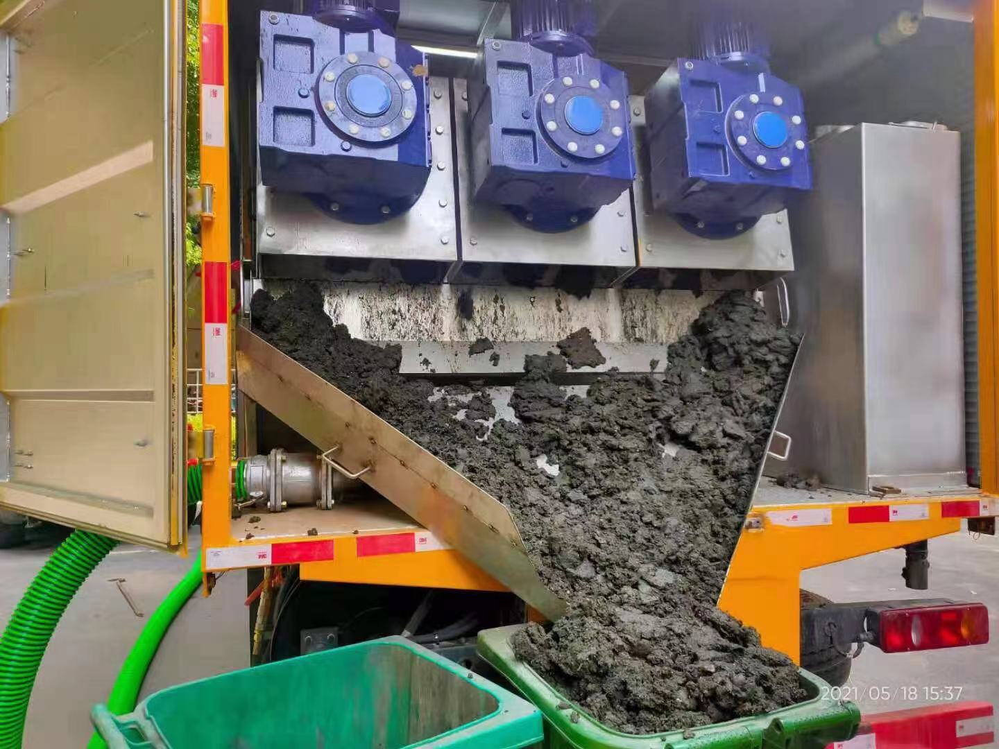 阳江镇化粪池清掏城市维护站-泥浆净化干湿分离处理